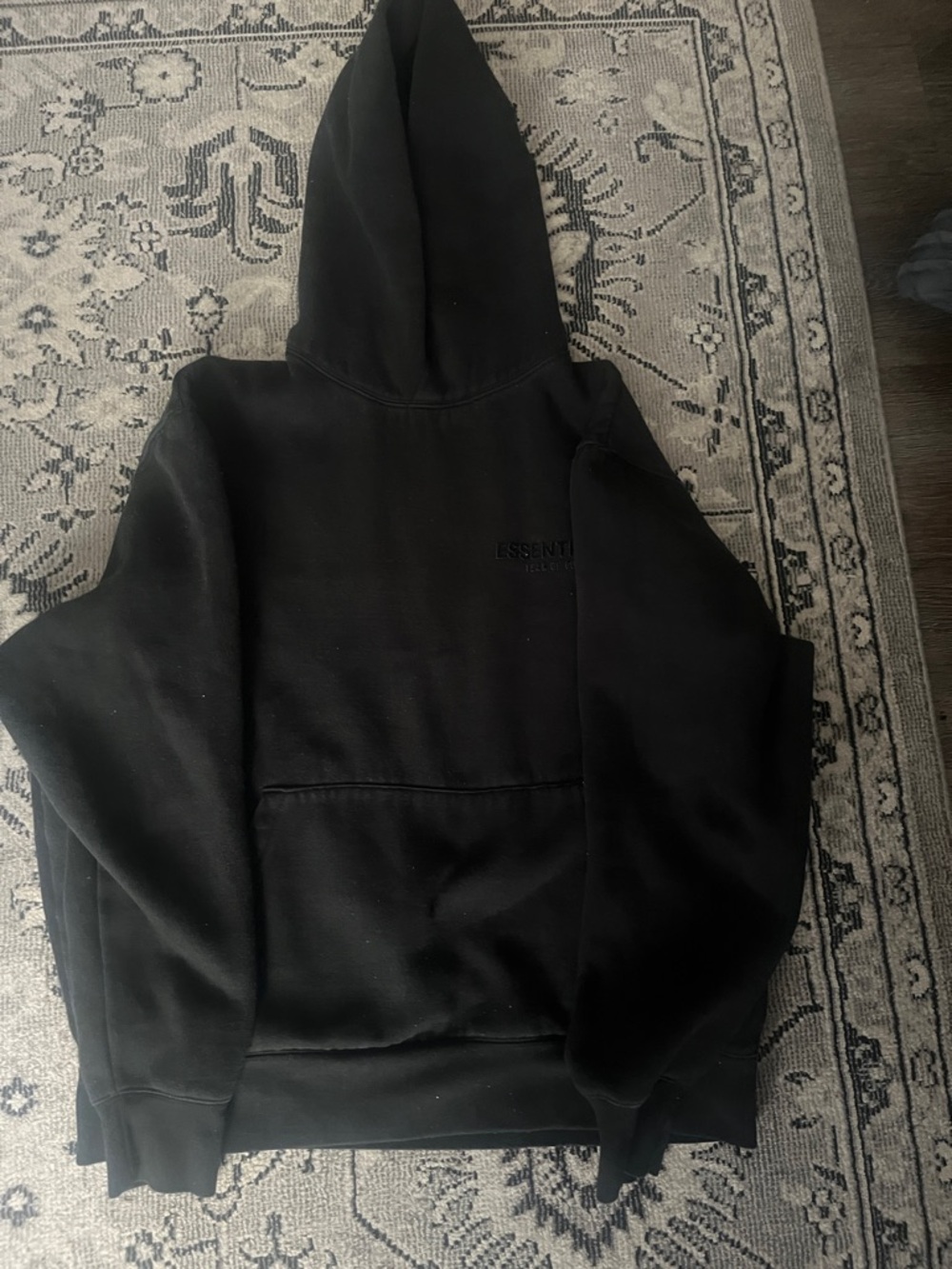 Essentials Black Hoodie